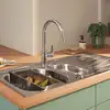Image de Grohe Start Edge Mitigeur de cuisine, extractible, pivotant, 30550000,