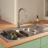 Image de Grohe Start Loop Mitigeur de cuisine, extractible, pivotant, 30556000,
