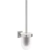 Image de GROHE Start Cube Porte-Balai de WC, Montage Mural, Fixations Cachées, Platine de Fixation Incluse, Brillance Longue Durée, Supersteel, 40977DC0