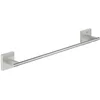 Image de GROHE Start Cube Barre Porte-Serviettes 450mm, Fixations Cachées, Métal, A Coller avec GROHE QuickGlue ou à Visser, Supersteel, 40987DC0