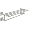 Image de GROHE Start Cube Rack Porte-Serviettes Mural, Fixations Cachées, Vis incluses, Brillance Eclatante, Taille 60cm, Supersteel, 41099DC0