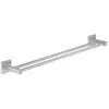 Image de GROHE Start Cube Double Barre Porte-Serviettes pour Salle de Bain, 654 mm, Fixations Cachées avec Vis Incluses, Métal, Supersteel, 41104DC0