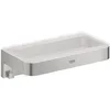 Image de GROHE Start Cube Panier de Douche, Etagère Murale pour Salle de Bain, Fixations Cachées, A coller QuickGlue ou à visser, Supersteel, 41107DC0