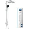 Image de GROHE Vitalio Comfort 250, Colonne de Douche avec Inverseur Manuel, Douchette Vitalio Comfort 11cm 2 jets, Flexible 1,5m, Economie d'Eau, Chromé, 26986001