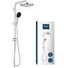 Image de Grohe - Vitalio Start System 250, Colonne de Douche avec Inverseur Manuel, Douche de Tête 25cm 2 jets, Douchette Ronde 11cm 2 jets, Chromé, 26680001