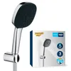 Image de GROHE Vitalio Comfort 110, Ensemble de douche avec Douchette 3 jets, Flexible de douche 1,75m, Support de douche mural, Economie d'Eau, A coller avec GROHE QuickGlue ou à visser, Chromé, 26176001