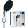Image de GROHE Vitalio Start 110 Ensemble de Douche (Pommeau de Douche Rond 11cm 2 jets (Pluie/Stimulant), Flexible de douche 1.5m), Sélection Facile, Procédé anti-calcaire, Chromé, 26972001