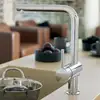 Image de Grohe Minta Mitigeur de cuisine pivotant, avec douchette extractible, 32168000,