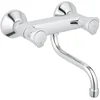 Image de GROHE Costa L Mélangeur Mural Evier Monotrou avec bec orientable, Chromé, 31187001, (Import Allemagne)