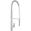 Image de GROHE K7 Mitigeur de Cuisine, Bec Professionnel Haut, Inverseur 2 jets (Laminaire/Pluie), Rotation 140°, Chromé, 32950000 (Import Allemagne)
