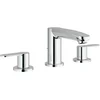 Image de Grohe 20208002 Eurostyle Cosmopolitan mélangeur Lavabo 3 trous (Import Allemagne), Argent, S