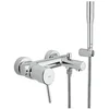 Image de GROHE Mitigeur Bain-Douche Concetto avec Set de Douche Euphoria Cosmopolitan, Chrome 32212001 (Import Allemagne)