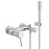 Image de Grohe Concetto Mitigeur de baignoire en applique, Mitigeur monocommande, 32212001,