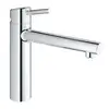 Image de Grohe Concetto Mitigeur de cuisine pivotant, avec douchette extractible, 31214001,