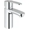 Image de GROHE Robinet de salle de bains lavabo Wave, mousseur économie d'eau, sans tirette, installation et nettoyage facile, taille M, chromé, 23225000 (Import Allemagne)