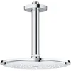 Image de GROHE 26063000 Rainshower Cosmopolitan Metal Ensemble pommeau de Douche monojet, Technologie Ecojoy, Chrome, ø 210 mm,