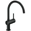 Image de GROHE Mitigeur de cuisine évier Minta, bec en forme de U, noir, 32917KS0 (Import Allemagne)