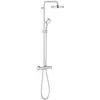 Image de GROHE Colonne de douche avec mitigeur thermostatique Tempesta Cosmopolitan System 210 mm, Chrome, 27922001