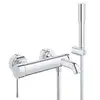 Image de Grohe Essence Mitigeur de baignoire en applique, Mitigeur monocommande, 33628001,