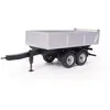 Image de Carson Modellsport 500907425 Remorque Centrale basculante à 2 essieux 1:14 - Maquette à Assembler, pour camions RC, Compatible Tamiya, Accessoires pour échelle 1:14 Non Peint