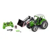 Image de Carson 500907347 RC Tractor with Front Loader 1:16 - Véhicule télécommandé, véhicule agricole pour Enfants à partir de 8 Ans, adapté à Une Utilisation en extérieur, Piles et télécommande incluses Vert