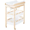 Image de roba Table pliable bain et change 'Baby Pool' avec baignoire (Bois naturel / Tapis blanc)
