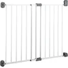 Image de roba Barrière de Sécurité Bébé Easy Step en Métal - Extensible - pour Porte et Escalier de 60 à 97 cm - Blanc