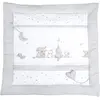 Image de roba Tapis d'Éveil Doux Sternenzauber Imprimé Étoiles et Animaux - 100 x 100 cm - Tapis pour Parc Bébé