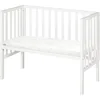 Image de roba Lit Cododo 2 en 1 avec Matelas safe asleep 45 x 90 cm et Barrière - Bois Laqué Blanc - Convient à toutes les Hauteurs de Lits Parentaux - dès la naissance - Convertible en Banc jusqu'à 65 kg