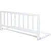 Image de roba Barrière de Lit en Bois 90 cm Protection Anti-Chute (Blanc)