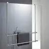 Image de Giese Server Porte-serviettes de bain pour paroi en verre, 30858-02,