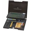 Image de Faber-Castell Coffret en bois Pitt Monochrome - 85 pièces