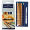 Image de Faber-Castell 114004 - Classic Sketch Set, 6 pièces, avec 1 crayon, 1 Pitt Oil Base, 3 pastels Pitt, 1 effaceur de papier