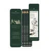 Image de FABER-CASTELL - 6 crayons Castell 9000, étui métallique