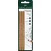 Image de Faber-Castell 119999 - Fusains noirs, 3 crayons à dessin, fusains Pitt soft, medium, hard
