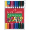 Image de Faber-Castell 151110 - Set de feutres 10 pièces, feutres à double pointe pour enfants et adultes