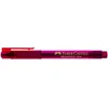 Image de Faber-Castell 155421 Feutre d'écriture BROADPEN 1554 rouge