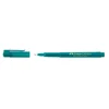 Image de Faber-Castell 155456 - Fineliner Broadpen 1554, 0,8 mm, turquoise, 1 pièce