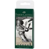 Image de Faber-Castell Pitt Artist Pen Lot de 6 feutres à l'encre de Chine - 199 Noir