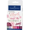 Image de Faber-Castell 267124 - Stylo à encre Pitt Artist Pen Lettering, nuances de rose, étui de 8, multicolore