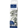 Image de Faber-Castell - Stylos à encre Pitt Artist Pen Comic Shading, 4 stylos