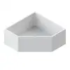 Image de Ottofond Miami Support de baignoire d’angle, 990145,