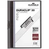 Image de Durable 220057 Duraclip Chemise de Présentation à Clip Métal A4 /30 feuilles Couverture Transparente Dos Opaque Gris Anthracite