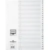 Image de Durable 616402 Intercalaires de numéro (A4 avec onglets imprimés,Index A-Z 24, Perforation universelle,Polypropylènes) 10 Unité(s) Blanc
