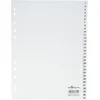 Image de Durable 616002 Intercalaires de Numéro (Polypropylènes, A4 Portrait,Index 1-31, entièrement Couvert, Perforation Universelle) 1 Unité(S) Blanc