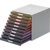 Image de Durable VARICOLOR 10 Module de Classement, 10 Tiroirs, multicolore, 761027