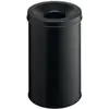 Image de Corbeille à papier Durable Safe 330601 30 l (Ø x H) 31.5 cm x 49.2 cm métal noir 1 pc(s)