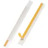 Image de DURABLE - Porte étiquette - Porte étiquette adhésif - Porte-étiquettes SCANFIX - 200 x 20 mm - Ouverture sur le haut - Boîte de 50 pièces - Transparent - 802319