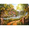 Image de Ravensburger Puzzle 12000218 - Cottage sur la rivière - Puzzle de 500 pièces pour Adultes et Enfants à partir de 12 Ans