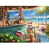 Image de Ravensburger - Puzzle Adulte - Puzzle 1500 pièces - Le bar du bord de plage - Adultes et enfants à partir de 14 ans - Puzzle de qualité supérieure 80x60cm - Evasion - 12000743